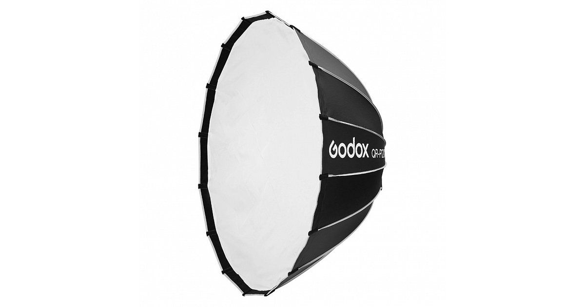 Softbox Godox QR-P120T 120 Cm - Parabolique, Monture Bowens, Libération Rapide